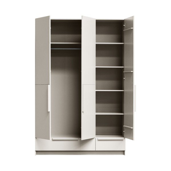 Krémszínű borovi fenyő moduláris szekrény 142x215 cm Pure – WOOOD-image-3