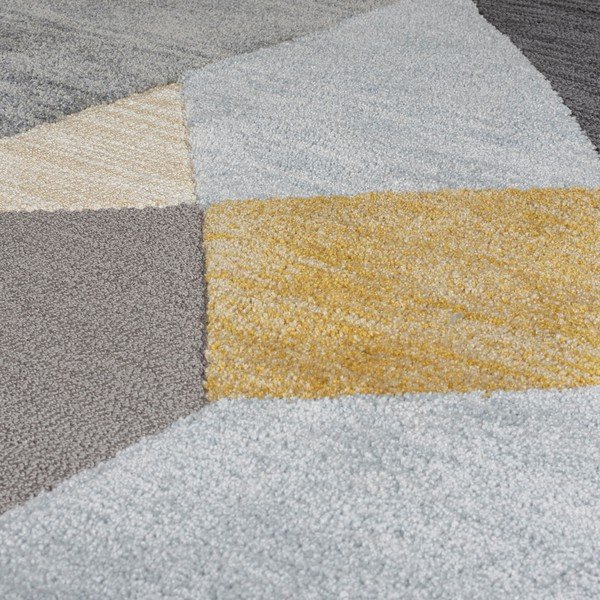 Icon szürke-sárga szőnyeg, 120 x 170 cm - Flair Rugs-image-2