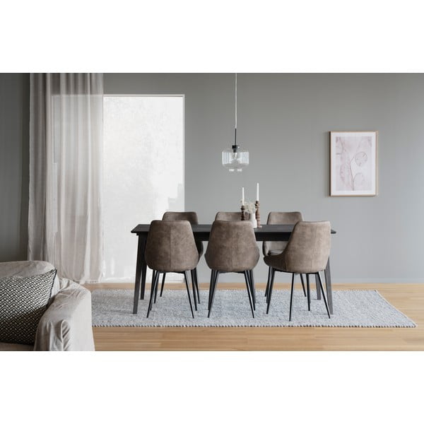 Barna étkezőszék szett 2 db-os Sierra – Rowico-image-1