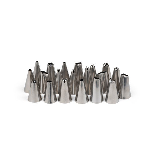Cukrászati díszítő eszköz szett, tartozékok száma 24 db – Blomsterbergs