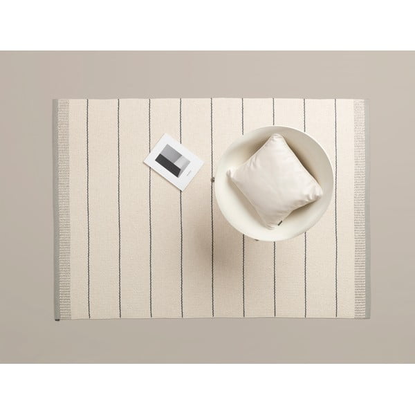 Világosszürke-krémszínű kültéri-beltéri szőnyeg 60x85 cm Belle Warm Grey – Pappelina-image-2