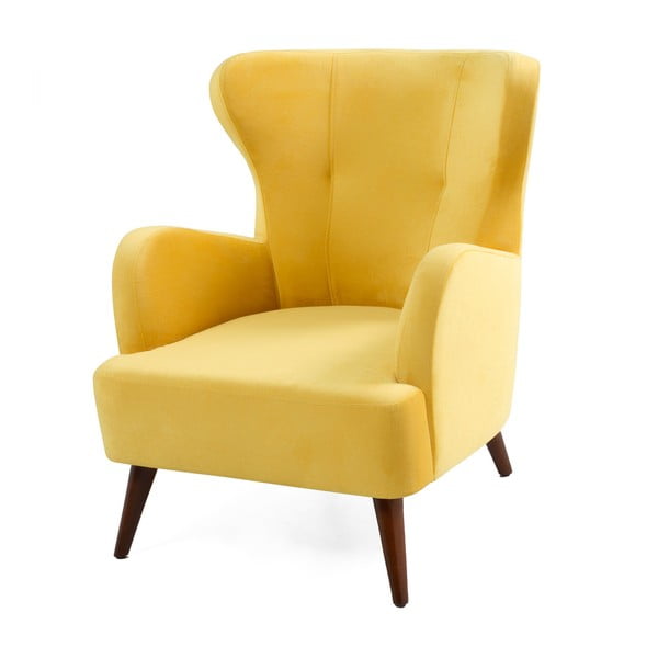 Jane sárga füles fotel - Balcab Home-image-1