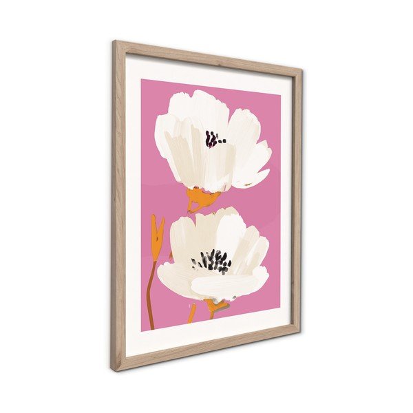 Nyomtatott keretezett kép 30x40 cm Peony Bloom – Styler-image-4