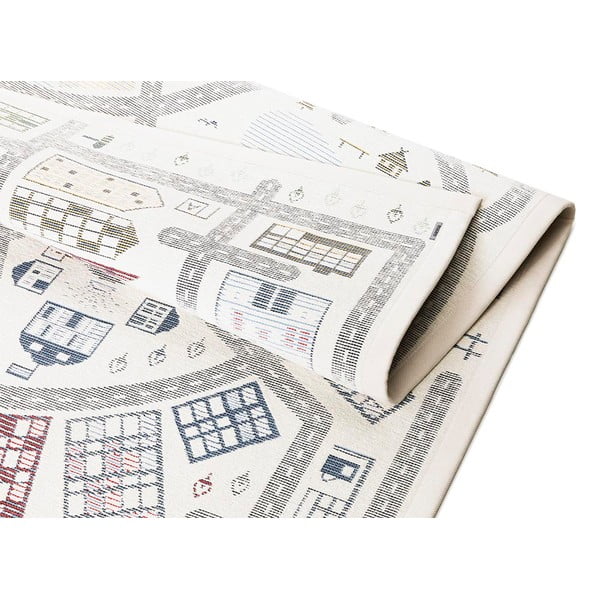 Ülejõe fehér kétoldalas gyerekszőnyeg, 140 x 200 cm - Narma-image-4