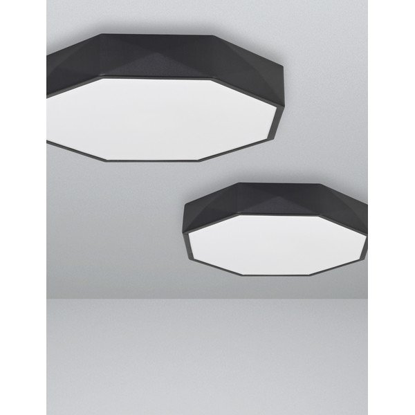 Matt fekete alumínium LED mennyezeti lámpa Eben – Nova Luce-image-1