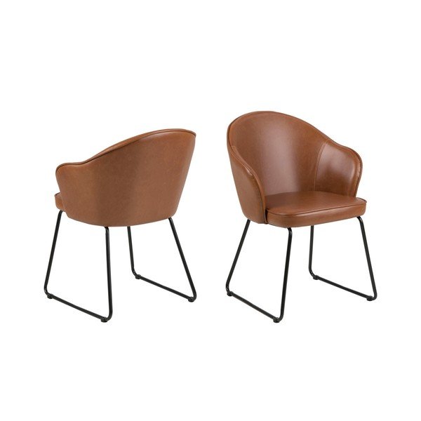 Mitzie Vintage barna fotel - Actona-image-3