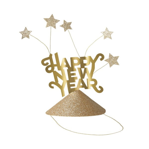 Parti sapka készlet 6 db-os Happy New Year - Meri Meri