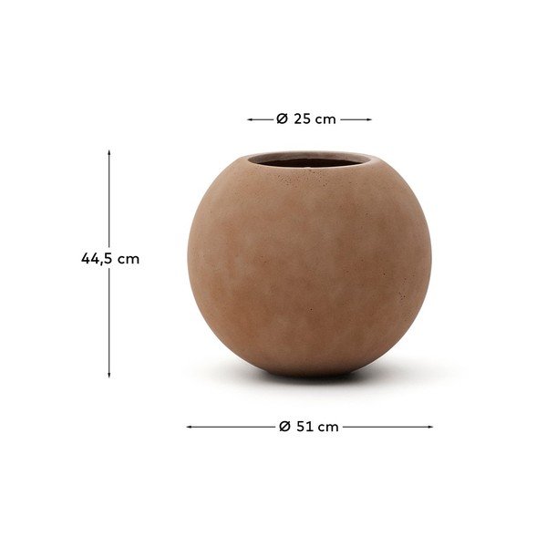 Beton kaspó ø 51 cm Solna – Kave Home-image-3