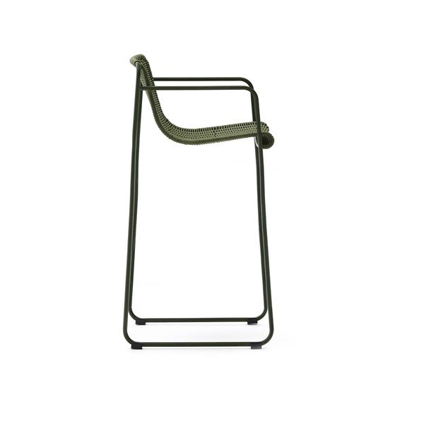 Zöld fém kerti bárszék Maurina – Kave Home-image-3