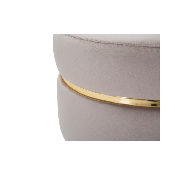 Bézs bársony lábtartó Paris – Mauro Ferretti-image-3