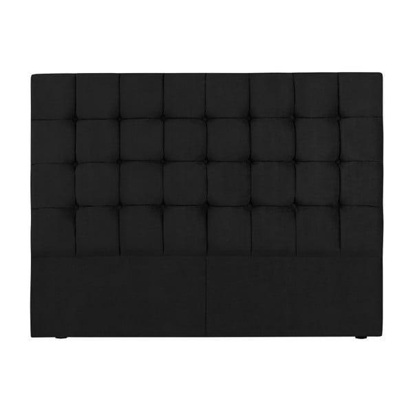 Hasso fekete ágytámla, 120 x 200 cm - Kooko Home