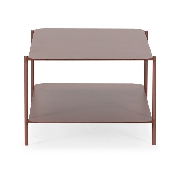 Terrakotta színű fém dohányzóasztal 58x90 cm Beatrix – MOME-image-4