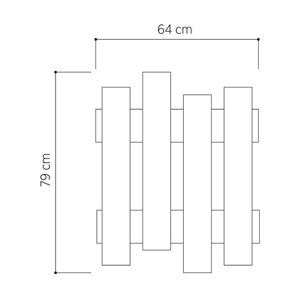 Garetto Wave fehér falifogas-image-2
