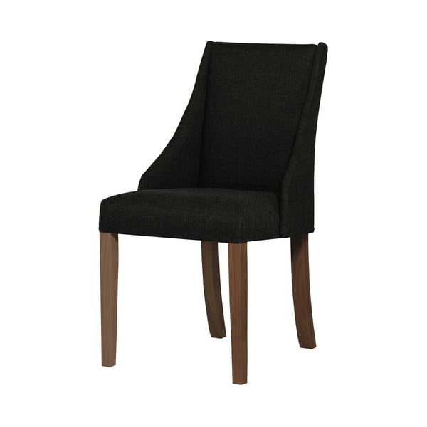 Absolu fekete bükk szék sötétbarna lábakkal - Ted Lapidus Maison