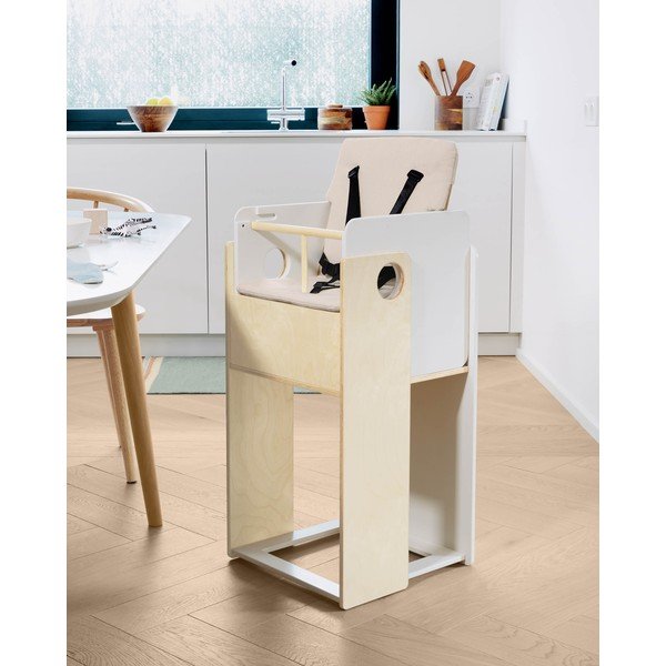 Bézs etetőszék huzat Nuun – Kave Home-image-1