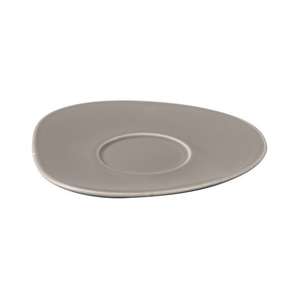 Like Organic szürke porcelán csészealj, 17,5 cm - Villeroy & Boch-image-1