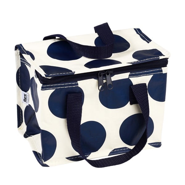 Kék-krémszínű hűtőtáska Spotlight – Rex London