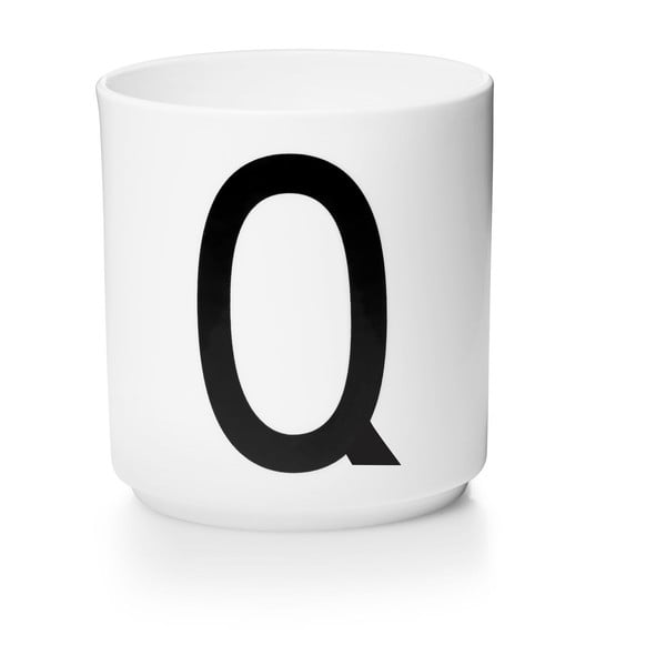 Personal Q fehér porcelánbögre - Design Letters