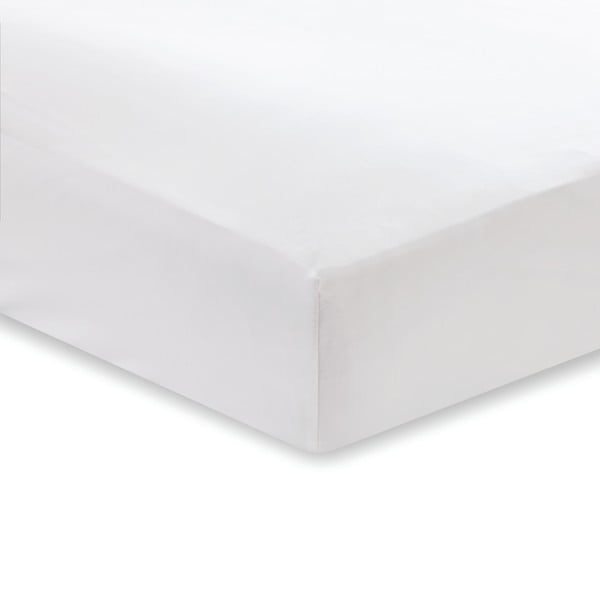 Classic fehér pamutszatén lepedő, 90 x 190 cm - Bianca