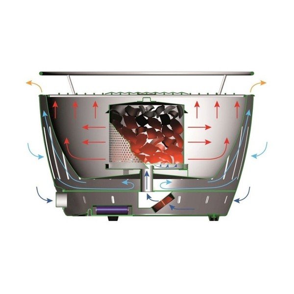 Faszenes-hordozható grillsütő ø 35 cm Classic – LotusGrill-image-3