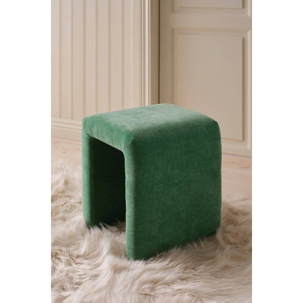 Zöld zsenília puff Pigally – Ellos Home-image-1