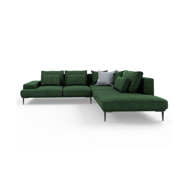 Liege zöld kinyitható sarokkanapé, jobb oldali - Interieurs 86-image-2