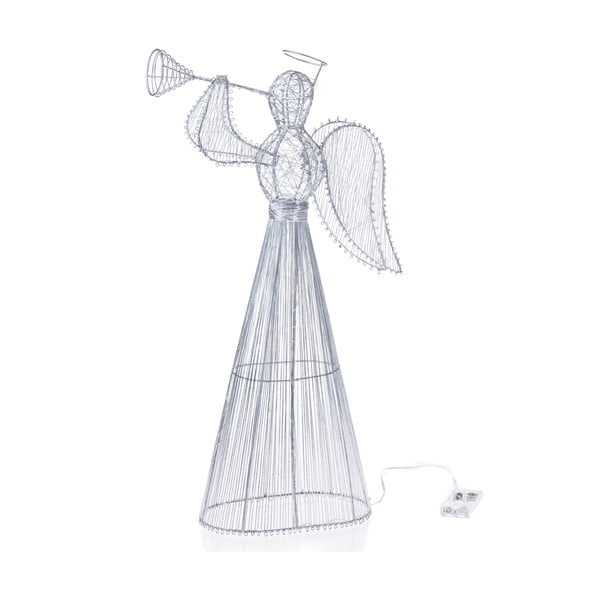 Fehér elemmel működő fénydekoráció Angel – Dakls