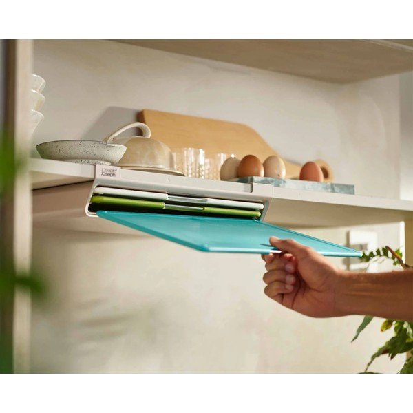 Vágódeszka készlet állvánnyal 3 db-os 23x31,5 cm Folio Slim – Joseph Joseph-image-1