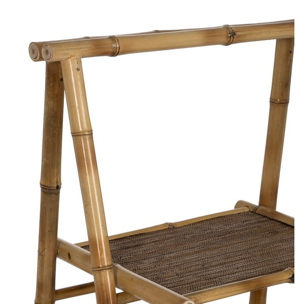 Natúr színű bambusz polcos állvány 48x100x45 cm Manali – Ixia-image-3