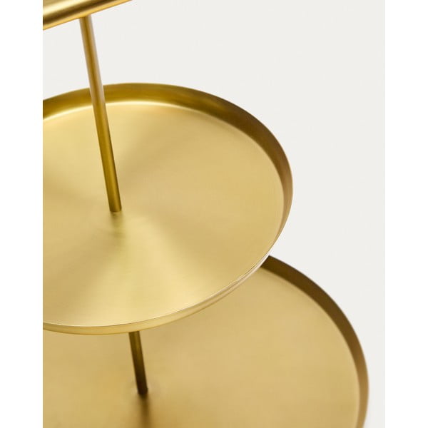 Rozsdamentes acél emeletes kínálótálca Aruc – Kave Home-image-2