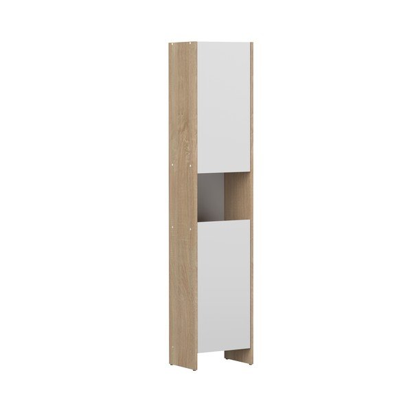 Fehér magas fürdőszoba szekrény 38x180 cm Biarritz - TemaHome -image-2