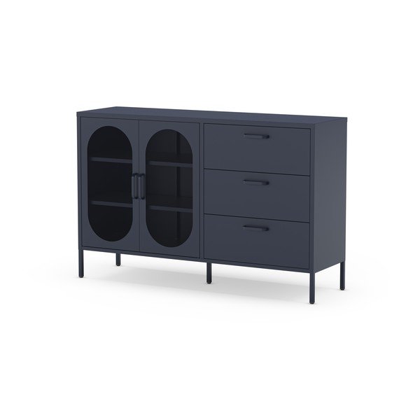 Sötétkék komód 140x90 cm Diora – Marckeric-image-2