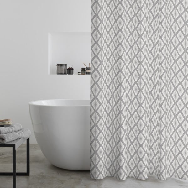 Zuhanyfüggöny 180x180 cm Aztec Diamond – Catherine Lansfield-image-1