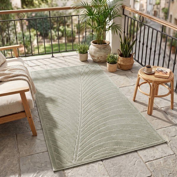 Zöld kültéri-beltéri futószőnyeg 80x250 cm Nova 1204 – Ayyildiz Carpets-image-1