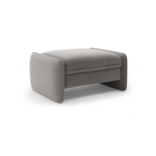 Sötétszürke bársony lábtartó Georgia – Micadoni 