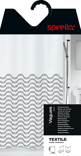 Zuhanyfüggöny 180x200 cm Trento – Spirella-image-2