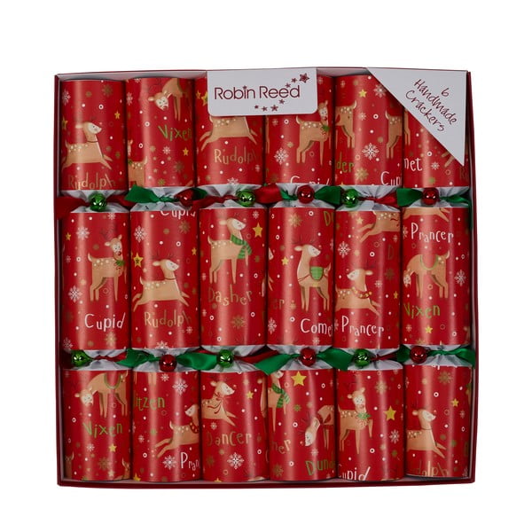 Karácsonyi cracker szett 6 db-os Rudolph & Friends – Robin Reed