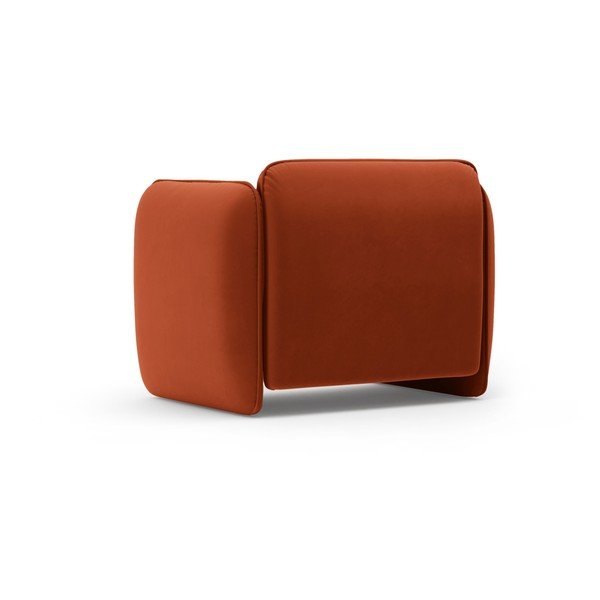 Téglavörös bársony fotel Georgia – Micadoni -image-3