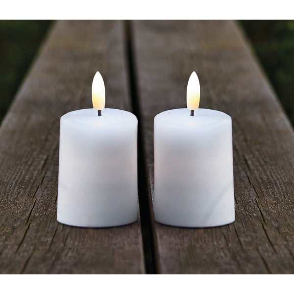 Kültéri LED gyertya szett 2 db-os (magasság 6,5 cm) Sille – Sirius-image-1