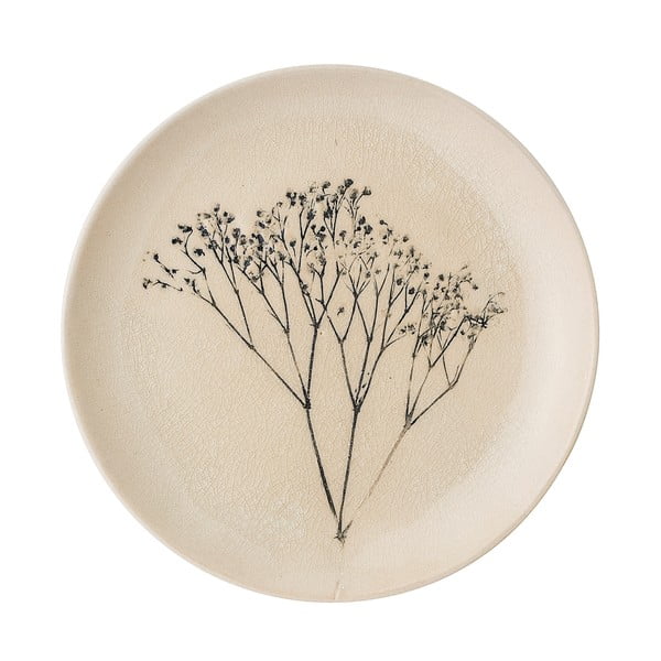 Barna desszertes agyagkerámia tányér ø 22 cm Bea – Bloomingville