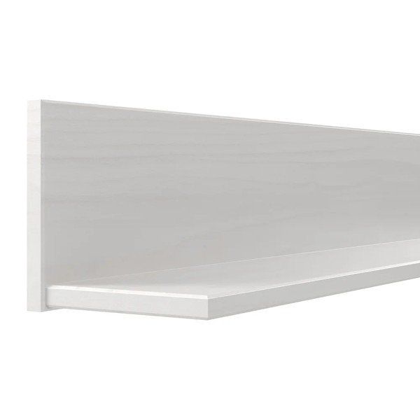 Fehér borovi fenyő fali polc 100 cm Teramo – Støraa-image-3