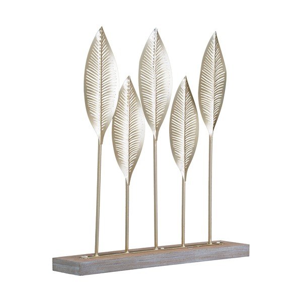 Shot Leaf aranyszínű dekorációs szobor - Mauro Ferretti-image-2