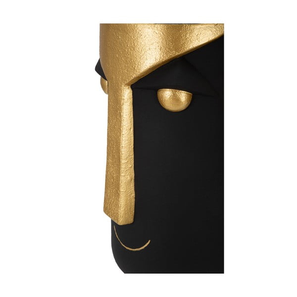 Fekete-aranyszínű magas poligyanta váza 40 cm Tribal – Mauro Ferretti-image-4