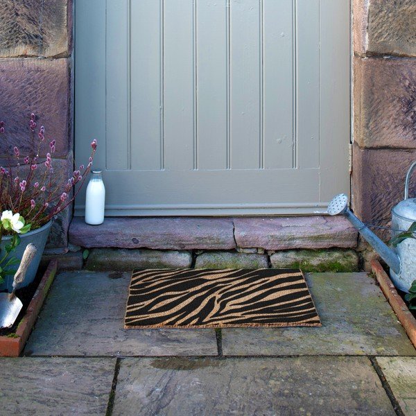 Kókuszrost lábtörlő 40x60 cm Zebra – Artsy Doormats-image-4