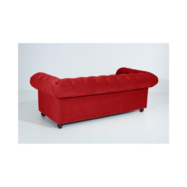 Orleans Velvet piros kanapé, 216 cm - Max Winzer-image-3