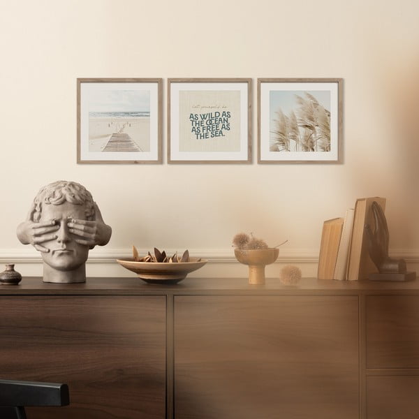 Kép szett 3 db-os 30x40 cm Seaside – Styler-image-1