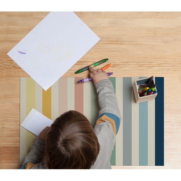 Stripes színes íróasztal alátét, 55 x 35 cm - The Wild Hug-image-1