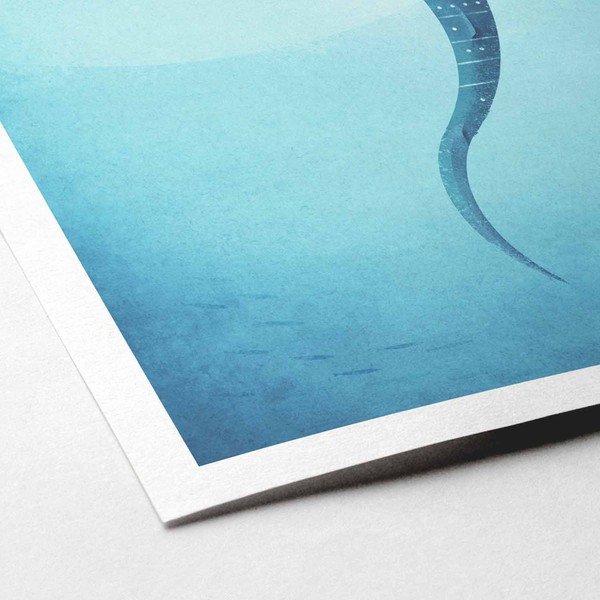 Whale Shark poszter, A3 - Travelposter-image-2