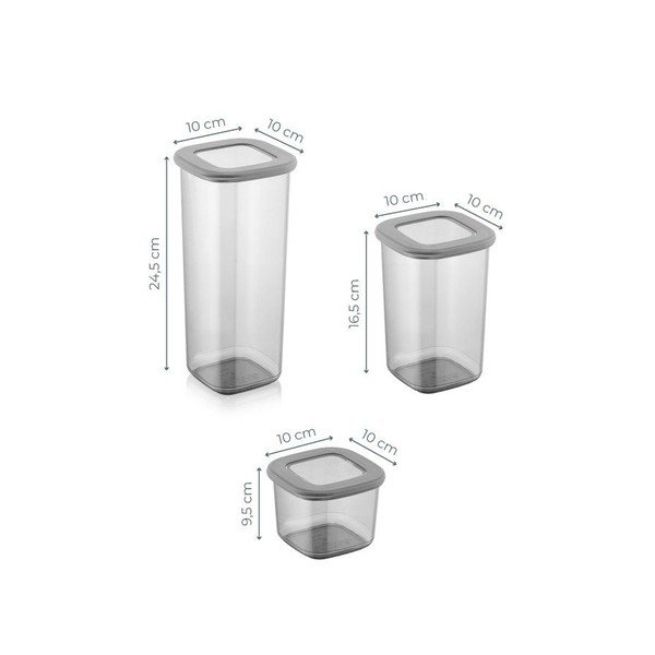 Élelmiszertartó doboz szett 12 db-os Fresco – Hermia-image-3