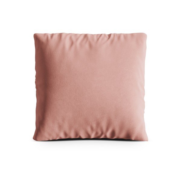 Rózsaszín bársony párna kanapéra Kemi – Cosmopolitan Design